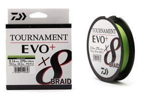 12761 - DAIWA PLECIONKA TOURNAMENT X8 BRAID EVO+ 270m