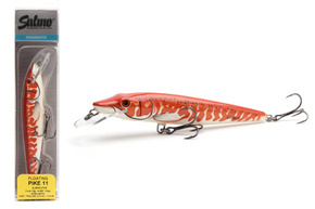 QPE039 - SALMO WOBLER PIKE FLOATING 9cm - ALBINO PIKE