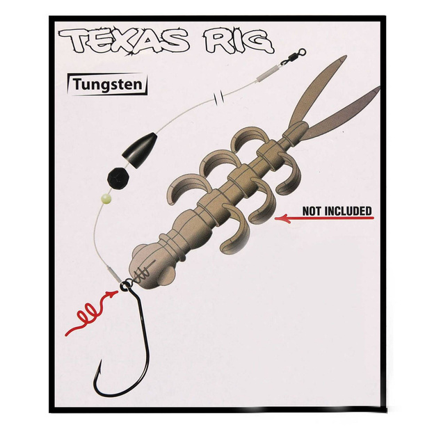 GOTOWY PRZYPON QUANTUM 4STREET TEXAS RIG 0,28mm/1