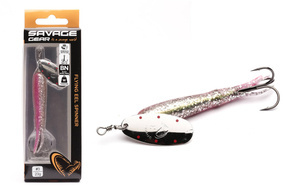OBROTÓWKA SAVAGE GEAR FLYING EEL SPINNER - RED/SILVER