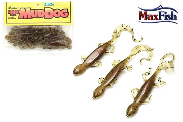 LCMD49 - LUNKER CITY GUMA MUD DOG RUSTY MELON