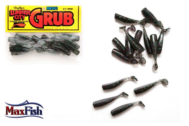 LCGR25/55 - LUNKER CITY GUMA GRUB 2,5" KALEIDOSCOPE -15szt