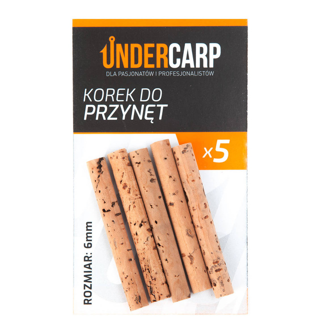 KOREK DO PRZYNĘT KARPIOWYCH UNDERCARP 6mm/5szt