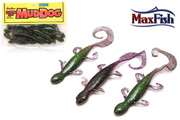 LCMD72 - LUNKER CITY GUMA MUD DOG JUNE BUG/LIME BELLY