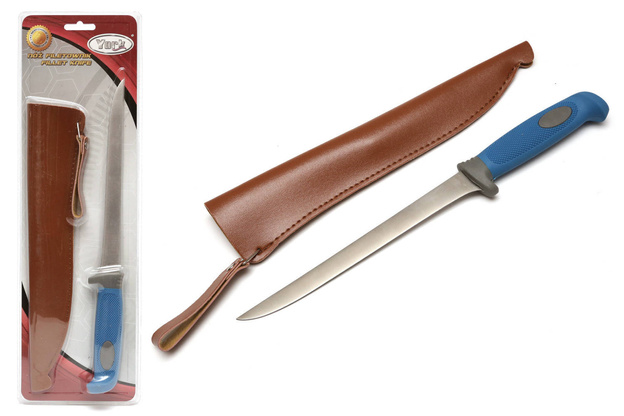NÓŻ Z NIEBIESKĄ RĄCZKĄ YORK - FILETOWNIK 32cm