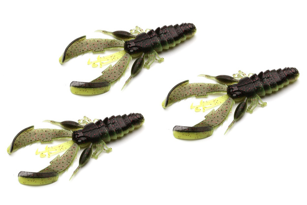 GUMA WESTIN CRECRAW - BLACK CHARTREUSE 1szt