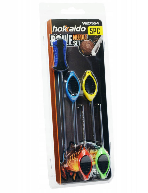 ZESTAW MIRACLE FISH IGŁA / WIERTŁO / SZYDŁO DO KULEK PELLETU 5szt