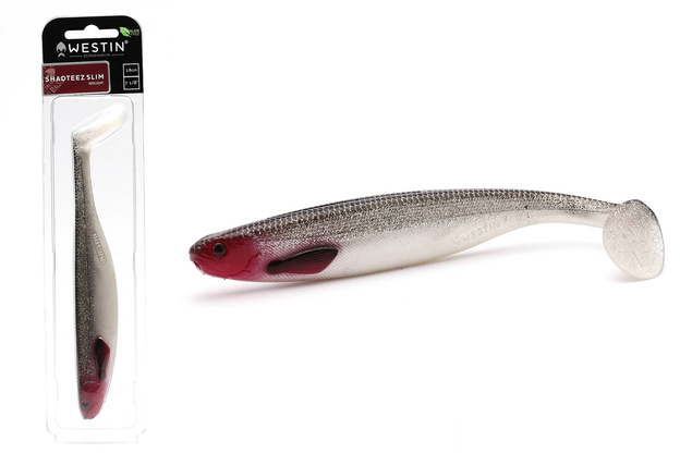 GUMA WESTIN SHADTEEZ SLIM 22cm - REDLIGHT