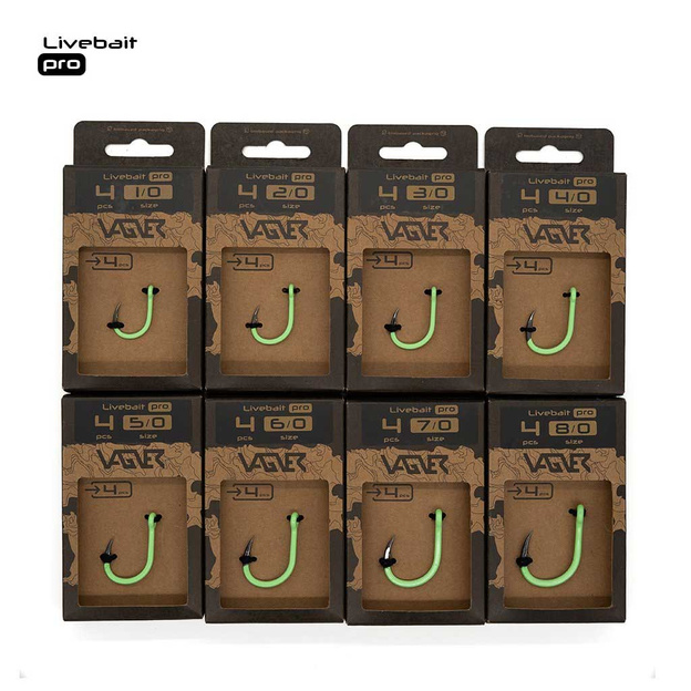 HAKI VAGNER LIVEBAIT PRO 2/0-4szt