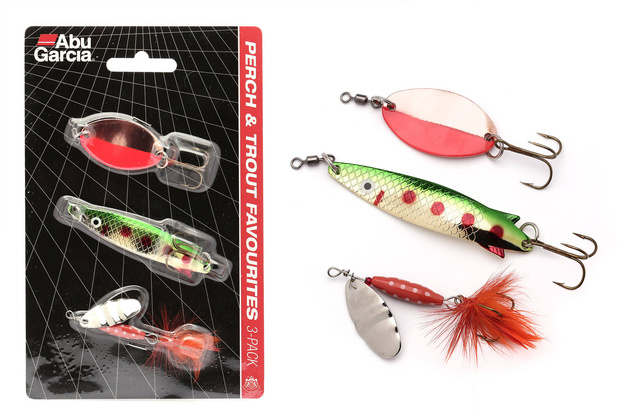 ZESTAW WAHADŁÓWEK ABU GARCIA PERCH AND TROUT 3szt