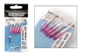 PRZYWIESZKA MAKRELOWA ZEBCO SOFTFISH RIG 2/0