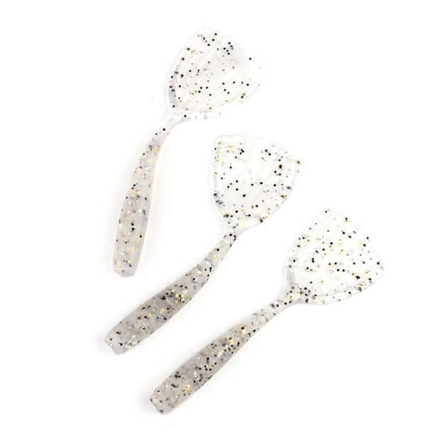 NRI039 - FOX RAGE GUMA CREATURE SHOVEL SHAD UV - SALT AND PEPPER UV 9cm/1szt