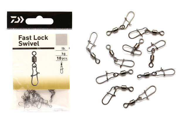 AGRAFKI Z KRĘTLIKIEM DAIWA FAST LOCK 6-13kg