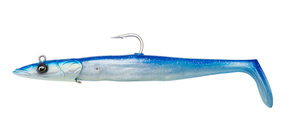 GUMA SAVAGE GEAR SANDEEL V2 BIG GAME 21,5cm/140g - BLUE PEARL SILVER UV