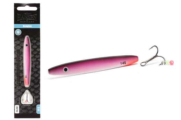 WAHADŁÓWKA HANSEN KNAGTEN 8,5cm/14g - DARK PINK HOTSPOT