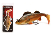 6020 - DAM GUMA EFFZETT NATURAL PERCH PADDLE TAIL - BROWN TROUT