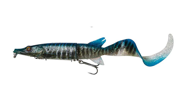 PRZYNĘTA SAVAGE GEAR 3D HYBRIDE PIKE- BLUE SILVER UV