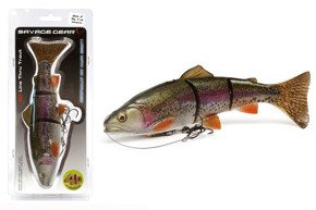 57 - SAVAGE GEAR GUMA 4D LINE THRU TROUT - RAINBOW