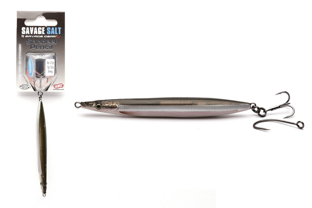 3D SANDEEL PENCIL SAVAGE GEAR 9cm/13g - SANDEEL GHOST