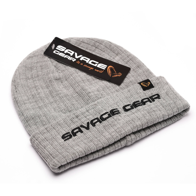 CZAPKA SAVAGE GEAR FOLD-UP LIGHT GREY MELANGE