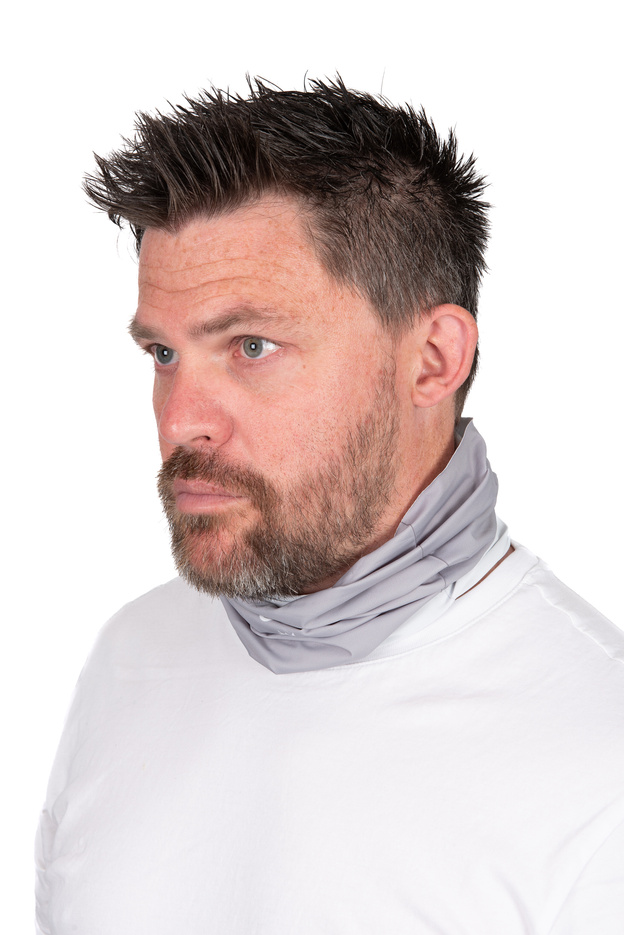 KOMIN FOX RAGE LIGHT GREY SNOOD