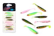 ZESTAW GUM FOX RAGE MICRO TIDDLER FAST UV MIXED 8szt