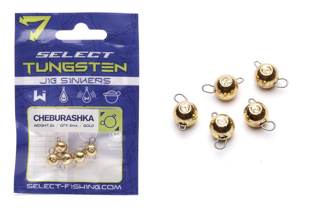 CZEBURASZKI WOLFRAMOWE SELECT 1,5g/5szt - GOLD