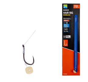 ZESTAW PRZYPONÓW PRESTON KKH-B BANDED HAIR RIG 15cm/18/0,15mm