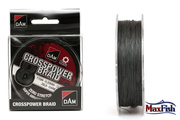 PLECIONKA DAM CROSSPOWER 8 BRAID - 110m - DARK GREY