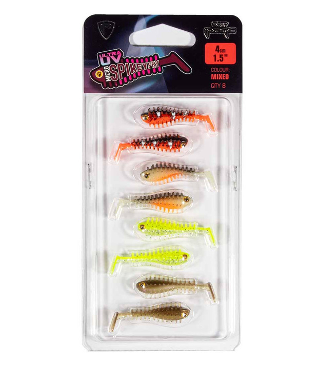 ZESTAW GUM FOX RAGE MICRO SPIKEY UV MIXED PACK