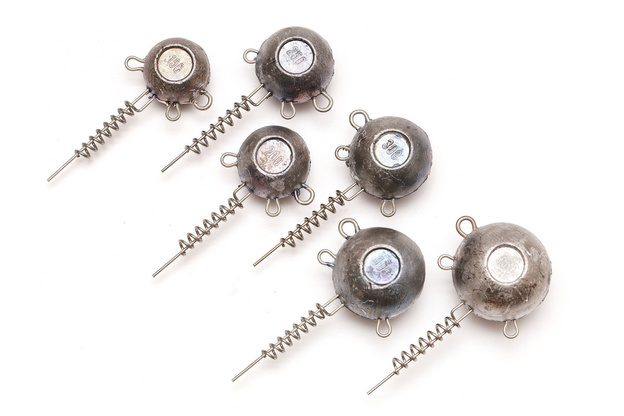 KULA MORSKA WKRĘCANA Z DWOMA ZACZEPAMI DORADO - SILVER