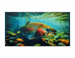 RĘCZNIK DRUKOWANY ZWOLTEX PSTRĄG GOTS 70x140cm