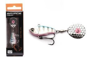 717 - SAVAGE GEAR PRZYNĘTA FAT TAIL SPIN - BLUE SILVER PINK