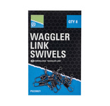 KRĘTLIKI Z AGRAFKĄ PRESTON WAGGLER LINK 8szt