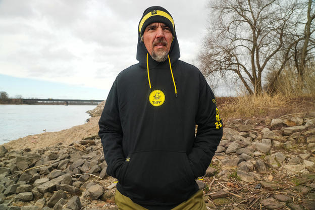 BLUZA Z KAPTUREM BLACK CAT BLACK HOODY