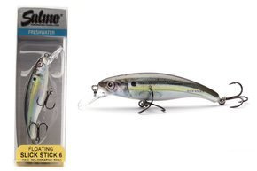 QSU003 - SALMO WOBLER SLICK STICK F 6cm - REAL HOLOGRAPHIC SHAD
