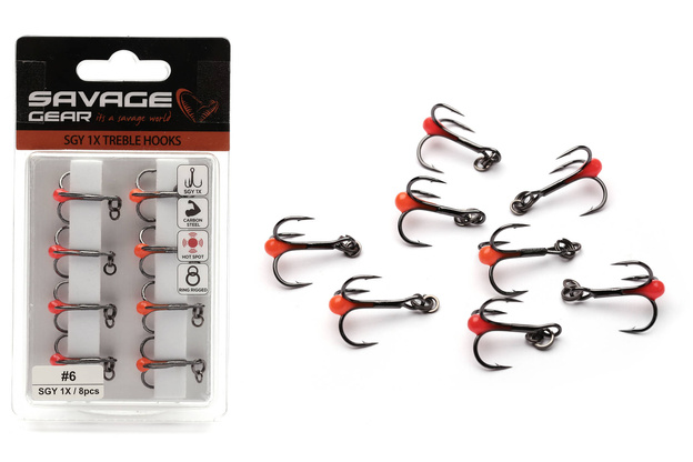 KOTWICE SAVAGE GEAR SGY 1X HOT SPOT - 10/8szt