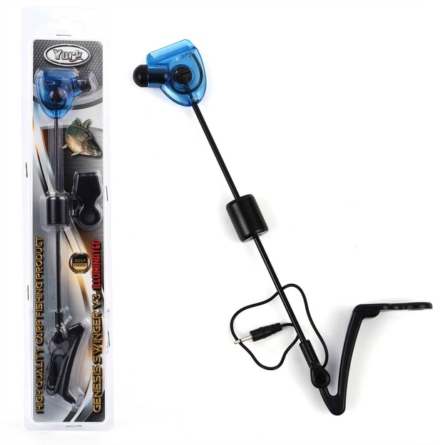 PODŚWIETLANY SWINGER YORK GENESIS V3 - NIEBIESKI