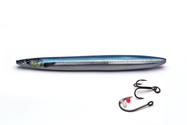LINE THRU SANDEEL SAVAGE GEAR - BLUE SILVER UV