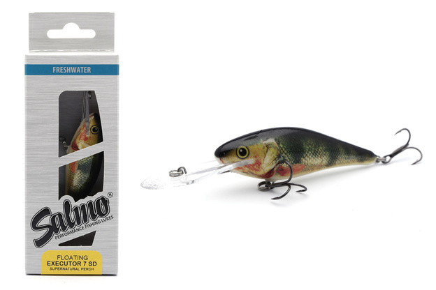 UNIKATOWY WOBLER SALMO EXECUTOR SDR 7cm - SUPERNATURAL PERCH