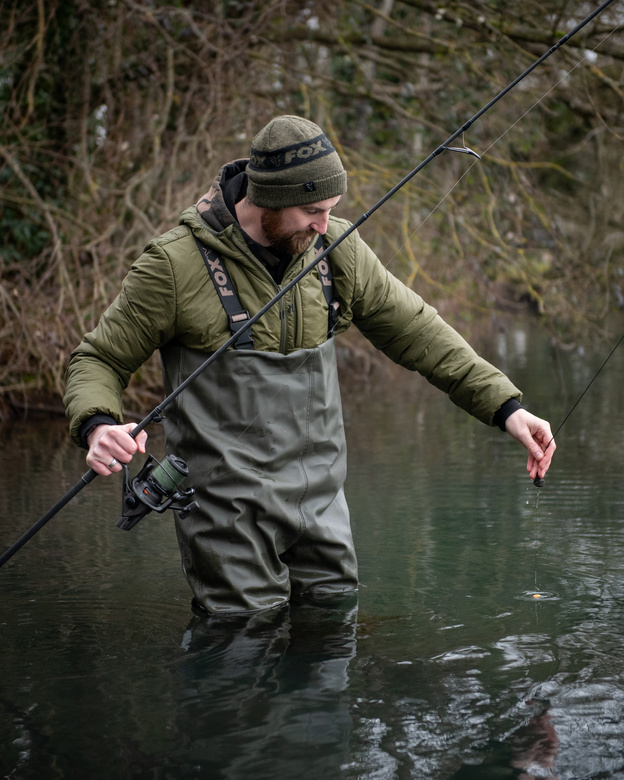 SPODNIOBUTY FOX KHAKI HD WADERS