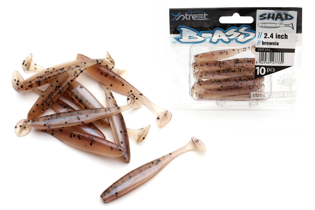 GUMY QUANTUM 4STREET B-ASS SHAD - BROWNIE