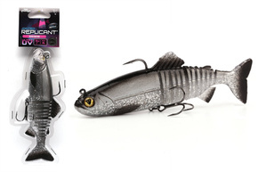 GUMA FOX RAGE JOINTED REPLICANT - UV SILVER BAIT FISH