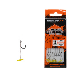 PRZYPONY GENLOG METHOD FEEDER RIG PUSHSTOP 14/10cm