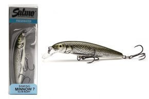 QMW158 - SALMO WOBLER MINNOW SINKING 7cm - OLIVE BLEAK