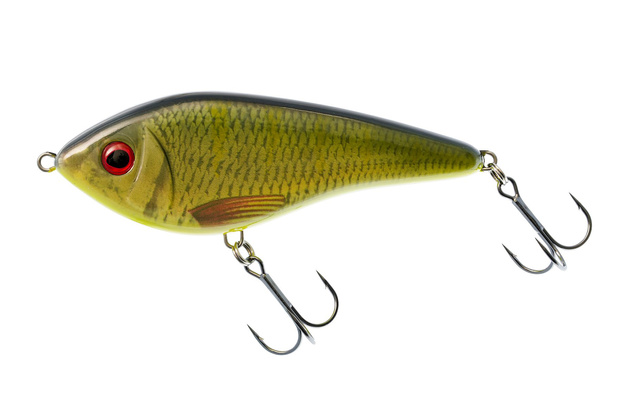 JERK WESTIN THERMOCHROMIC SWIM GLIDEBAIT S 12cm/58g - TC ROACH/PERCH