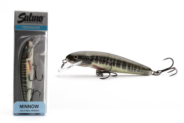 WOBLER SALMO MINNOW F 7cm-HOLO REAL MINNOW