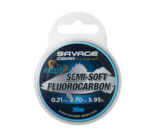 SEMI-SOFT FLUOROCARBON SAVAGE GEAR SEABASS 0,35mm/30m