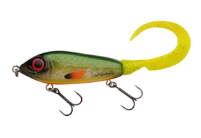 JERK ABU GARCIA SVARTZONKER McMy TAIL 17cm - FIRE CARP FLASH