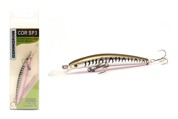 WOBLER CORMORAN COR SP3 - STRIPED SEED 7,5cm